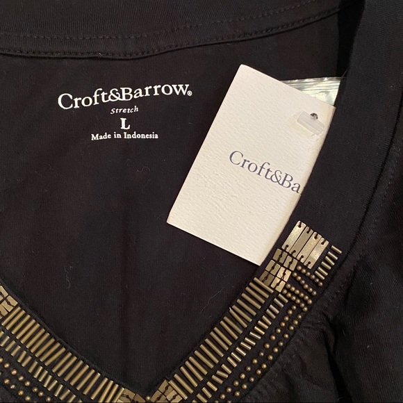 Croft & Barrow Long Sleeve Shirt size Large - Picture 4 of 4